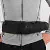 Close-fitting Sports Waist Bag Lightweight Marathon Running Belt, Size: M(Retro Black)