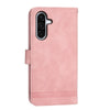 For Samsung Galaxy A36 Dierfeng Dream Line TPU Hybrid PU Leather Phone Case(Pink)