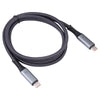 10Gbps 8K USB-C/Type-C to USB-C/Type-C Digital Video Cable Compatible with USB 3.2, Length: 1m (Black)