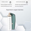 Handheld High Pressure Oxygen Injector Portable Large Spray Facial Moisturizer Household Moisturizing Beauty Equipment, Colour: Electroplating Green