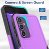 For Samsung Galaxy S24 FE 5G 2 in 1 PC + TPU Phone Case(Purple)
