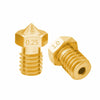 8 PCS Bugatti 3D Printer Accessories E3D-V5 V6 Nozzle M6 Thread Consumables Hot Nozzle, Size:1.75/0.6mm