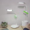 WS-8010 LED Fan Desk Lamp Bedside Desk USB Folding Desk Lamp, Colour: Water Drop
