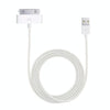 2m USB Double Sided Sync Data / Charging Cable For iPhone 4 & 4S / iPhone 3GS / 3G / iPad 3 / iPad 2 / iPad / iPod Touch(White)
