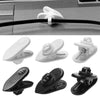 1000pcs Rotary Headphone Cable Clip Clamp Holder Mount Collar Clothes(Black)