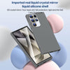 For Samsung Galaxy S23 Ultra 5G Nano Lens Cover Liquid Silicone Phone Case(Dark Purple)