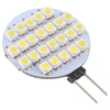 G4 24 LEDs SMD 3528 168LM 6000-6500K Stepless Dimming Energy Saving Light Pin Base Lamp Bulb, DC 12V(White Light)