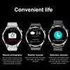 LEMFO GTS4/LT09 1.5 inch IP67 Fitness Wellness Smart Watch Support Bluetooth Call / Sleep / Blood Oxygen / Heart Rate Health Monitor, Steel Strap(Balck)