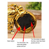 Cartoon Motorcycle Alarm Clock Bedroom Plastic Pointer Alarm Clock, Size: 23*13*6cm(Gold)