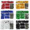 177 PCS/ Box Motorcycle Modification Accessories Windshield Cover Set Screw(Red)