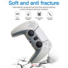 For Sony PS5 Silicone Gamepad Protective Case(Transparent)