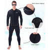 SLINX 1703 3mm Neoprene Super Elastic Warm Crotch Diving Long-sleeved Jacket for Men, Size: S