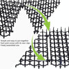 12pcs / Box Anti-Cats Barbed Spike Net Mat Sofas Gate Garden Cats Repellent Tool, Style: With 4 Screws(Black)