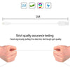 HAWEEL 1m High Speed 35 Cores 8 Pin to USB Sync Charging Cable for iPhone, iPad(White)