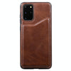 For Galaxy S20 Plus Calf Texture Horizontal Flip Leather Case with Holder & Card Slots & Frame(Coffee)