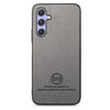 For Samsung Galaxy A54 5G Twill Fabric Leather Skin Back Phone Case(Gray)