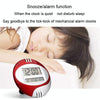 3885N Modern Silent Electronic Clock LCD Large Character Clock(Red)