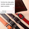 ZK--067 Retro Engraved Buckle Butterfly Print Pin Buckle Leather Belt, Length: 105cm(White)