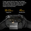 TK16 2.04 inch LCD Screen Silicone Strap Smart Watch Supports Health Monitoring(Grey)