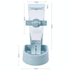 Pink Hanging Cat Feeder & Automatic Waterer Set | Detachable & Easy Clean