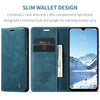 For Samsung Galaxy A26 CaseMe 013 Multifunctional Horizontal Flip Leather Phone Case(Blue)