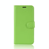 For Galaxy A71 5G Litchi Texture Horizontal Flip Protective Case with Holder & Card Slots & Wallet(Green)