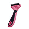 Large Red Double-Sided Pet Comb - Stainless Steel
