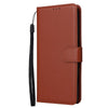 For Samsung Galaxy A56 5G 3-Card Slots Multifunctional Leather Phone Case(Brown)