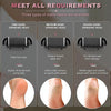 Electric Foot Grinder Digital Display Rechargeable Pedicure Peeling, Color: 10-piece Set Black