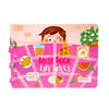 Children Early Teaching Cartoon Intelligence Development Toys Repeatedly Paste Book(Life)
