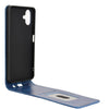 For Samsung Galaxy A06 Magnetic Vertical Flip Leather Phone Case(Blue)