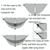 Separate Hammock Mosquito Net Outdoor Hammock Mosquito Cover And Not Include Hammock(Black)