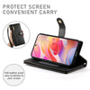 For Samsung Galaxy A36 Nine Card-slot Zipper Wallet Bag Leather Phone Case(Black)