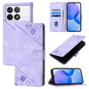 For Xiaomi Redmi K70 / K70 Pro Skin Feel Embossed Leather Phone Case(Light Purple)