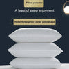 Waterproof and Stain-proof Knitted Fabric Pillowcase Zipper Version, Size:43x73cm
