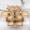 Wooden Machinery Antique Box DIY Gift Gear Rotating Model 3D Assembly Puzzle Educational Toy