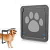 Lockable Pet Door with Flap, 42x37cm, Cats & Dogs