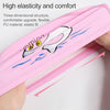 Children Swimming Cap PU Printed Cute Dolphin Pattern Elastic Swimming Cap(Pink)