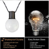 G40 Bulb Bluetooth Smart RGB String Lights Outdoor Decoration, Spec: 10m 50 LEDs-UK Plug