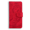 For Realme 13+ Global Tiger Embossing Pattern Flip Leather Phone Case(Red)