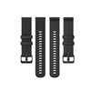 For Garmin Forerunner 245 Small Lattice Silicone Watch Band(Black)