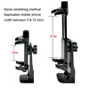 YUNTENG Tripod PTZ Adapter Aelfie Rod Live Broadcast Bracket Fixing Clip