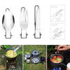 Outdoor Supplies Camping Portable Teapot Set Pot Set(Black Handle)