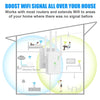 U10 1200Mbps Signal Booster WiFi Extender WiFi Antenna Dual Band 5G Wireless Signal Repeater(EU Plug)