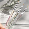 Aurora Ice Transparent Nail Drawing Pen Light Therapy Paint Pen Round Drawing Pen