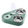 Automatic Pet Water Bowl, 500ml, Small, Mint Green - Cat & Dog