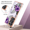 For Samsung Galaxy S25 Ultra 5G Electroplating IMD TPU Phone Case(Purple Flower)