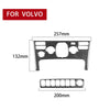 Car Carbon Fiber Air Conditioning Panel B Decorative Sticker for Volvo XC90 2003-2014, Left and Right Drive Universal
