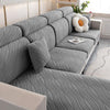 Knitted Lazy All Inclusive Sofa Cover Household Stretch Sofa Covering Cloth, Color: Dark Gray(Extra Large Single Person)