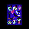 Halloween Fluorescent Children Water Transfer Sticker Cartoon Animal Tattoo Sticker(WSYG04)